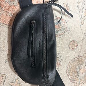 Hammitt Black Leather Belt Bag